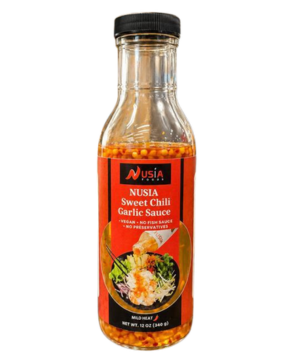 NUSIA Sweet Chili Garlic Sauce Vegan • No Fish Sauce No Preservatives